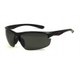 Óculos de Sol Acetato Esportivo Preto Fosco c/ Vermelho - 570127PFV