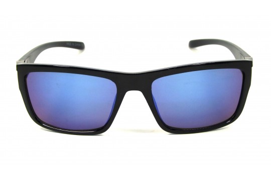 Óculos de Sol Acetato Masculino Preto Lt Azul - 570141PA