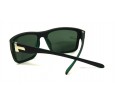 Óculos de Sol Acetato Masculino Preto Fosco Lt Verde - 570141SDPFV