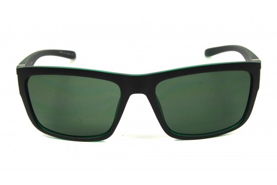 Óculos de Sol Acetato Masculino Preto Fosco Lt Verde - 570141SDPFV