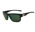 Óculos de Sol Acetato Masculino Preto Fosco Lt Verde - 570141SDPFV