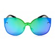 Óculos de Sol Metal Flat Lens Feminino Verde - 59050RVV