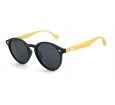 Óculos de Sol Bambu Preto Fosco  - 8317PF