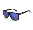 Óculos de Sol Tr-90 Masculino Preto Fosco Lt Azul - 9012PFA