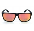 Óculos de Sol Tr-90 Masculino Preto Fosco Lt Laranja - 9012PFL