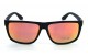 Óculos de Sol Tr-90 Masculino Preto Fosco Lt Laranja - 9012PFL