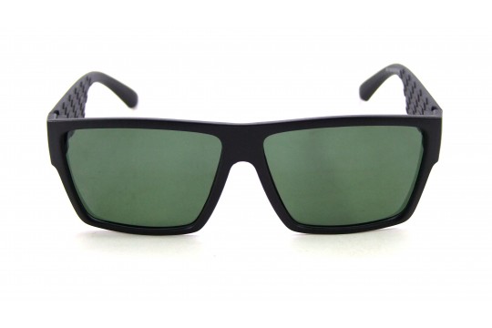 Óculos de Sol Tr-90 Masculino Preto Fosco Lt Verde - 9017PFV