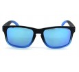 Óculos de Sol Acetato Masculino Preto Fosco Lt Azul c/ Azul - 9102PFAA