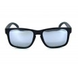 Óculos de Sol Acetato Masculino Preto Fosco Lt Prata - 9102PFP