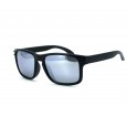 Óculos de Sol Acetato Masculino Preto Fosco Lt Prata - 9102PFP