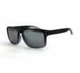 Óculos de Sol Acetato Masculino Preto Fosco Lt Prata c/ Cinza - 9102PFPC