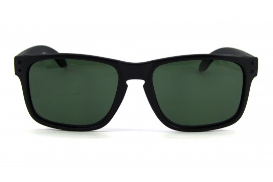 Óculos de Sol Acetato Masculino Preto Fosco Lt Verde - 9102PFV