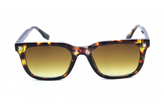 Óculos de Sol Acetato Unissex Estampado Marrom - AF81086EM