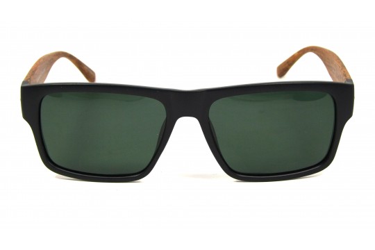 Óculos de Sol Acetato Masculino Preto Lt Verde - BG540894PV