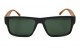 Óculos de Sol Acetato Masculino Preto Lt Verde - BG540894PV