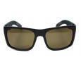 Óculos de Sol Acetato Masculino Preto Fosco Lt Marrom - GB540987ASPFM