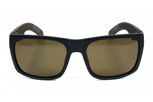 Óculos de Sol Acetato Masculino Preto Fosco Lt Marrom - BG540987SWDPFM