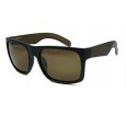 Óculos de Sol Acetato Masculino Preto Fosco Lt Marrom - BG540987SWDPFM