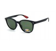 Óculos de Sol Tr-90 Unissex Preto Fosco Lt Verde  - CT11111PFV