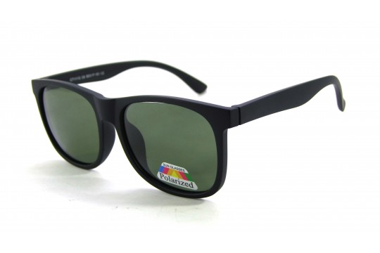 Óculos de Sol Tr-90 Masculino Preto Fosco Lt Verde - CT11112PFV