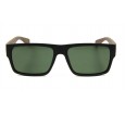 Óculos de Sol Bambu Masculino Preto Fosco Lt Verde - CY2209PFV
