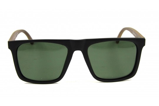 Óculos de Sol Bambu Masculino Preto Lt Verde - CY2211PV