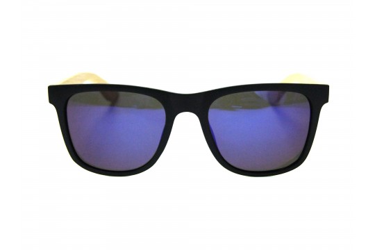 Óculos de Sol Bambu  Preto Lt Azul - CY2212BMPA