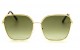 Óculos de Sol Metal C7 Seven Feminino Dourado c/ Verde - F083DV