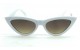 Óculos de Sol Acetato Feminino Branco - HP0123BR