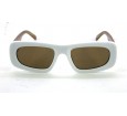 Óculos de Sol Acetato Feminino Branco - HP07196B