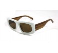 Óculos de Sol Acetato Feminino Branco - HP07196B