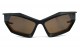 Óculos de Sol Acetato Unissex Preto Lt Marrom - HP07311PTM