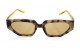 Óculos de Sol Acetato Feminino Estampado Cinza - HP07917EC