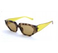 Óculos de Sol Acetato Feminino Estampado Cinza - HP07917EC