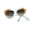 Óculos de Sol Acetato Feminino Transparente C/ Laranja - HP08360TRL