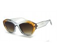 Óculos de Sol Acetato Feminino Transparente C/ Laranja - HP08360TRL