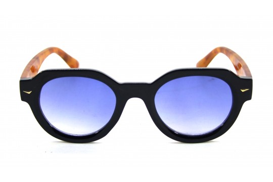 Óculos De Sol Acetato Unissex Preto Lt Azul - HP08951PA