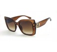 Óculos de Sol Acetato Feminino Marrom - HP09586M