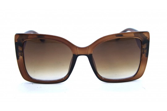 Óculos de Sol Acetato Feminino Marrom - HP09586M