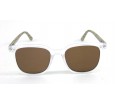 Óculos de Sol Acetato Unissex Tranpsarente  Lt Marrom - HP09632TRM