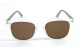 Óculos de Sol Acetato Unissex Tranpsarente  Lt Marrom - HP09632TRM