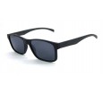 Óculos de Sol Acetato Masculino Preto Fosco Haste Cinza - HP09635PFHC