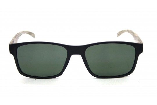 Óculos de Sol Acetato Masculino Preto Fosco Lt Verde - HP09635PFV