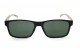 Óculos de Sol Acetato Masculino Preto Fosco Lt Verde - HP09635PFV