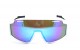 Óculos de Sol Acetato Esportivo Branco Lt Roxo - HP09898BR