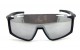 Óculos de Sol Acetato Esportivo Preto Fosco Lt Prata - HP09898PFP