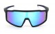 Óculos de Sol Esportivo  Preto Fosco Lt Azul - HP09899PFA