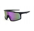 Óculos de Sol Esportivo  Preto Fosco Lt Roxa - HP09899PFR