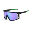 Óculos de Sol Esportivo  Preto Fosco Lt Verde - HP09899PFV