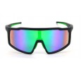 Óculos de Sol Esportivo  Preto Fosco Lt Verde - HP09899PFV